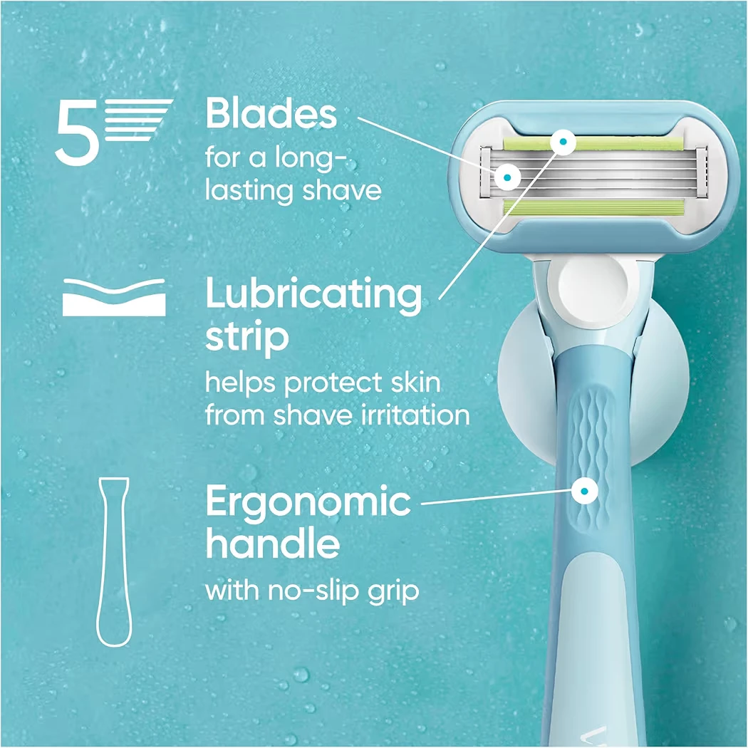 Gillette Venus Extra Smooth Sensitive Razor with 8 Cartridges - photo 5