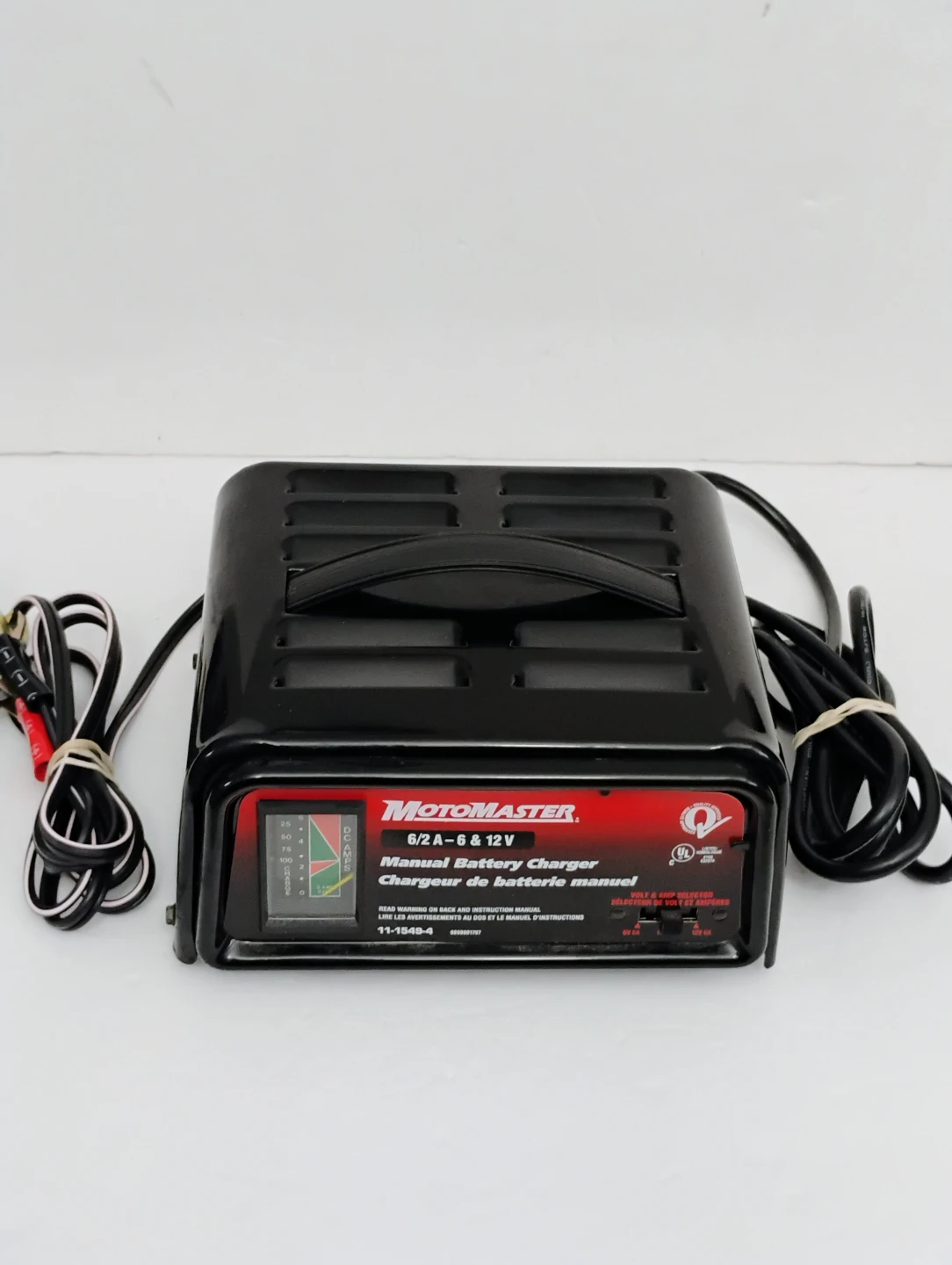 MotoMaster 6/2A Manual Battery Charger - 6 & 12V .