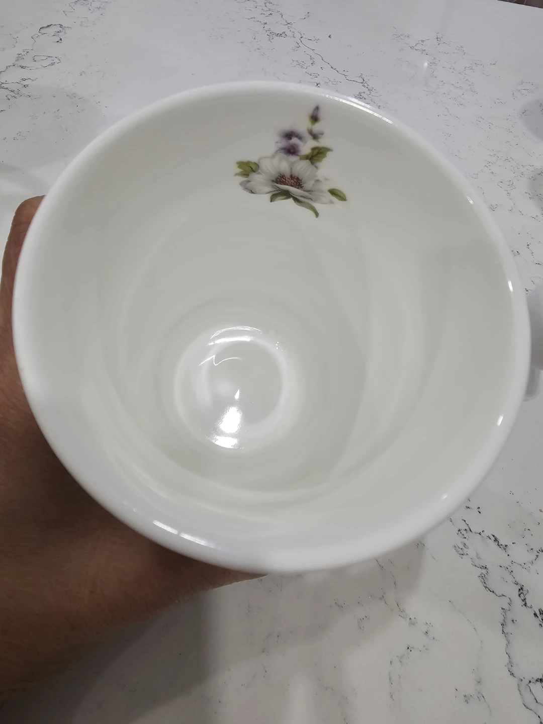 Adeline Porcelain Floral Mug with Spoon - photo 4