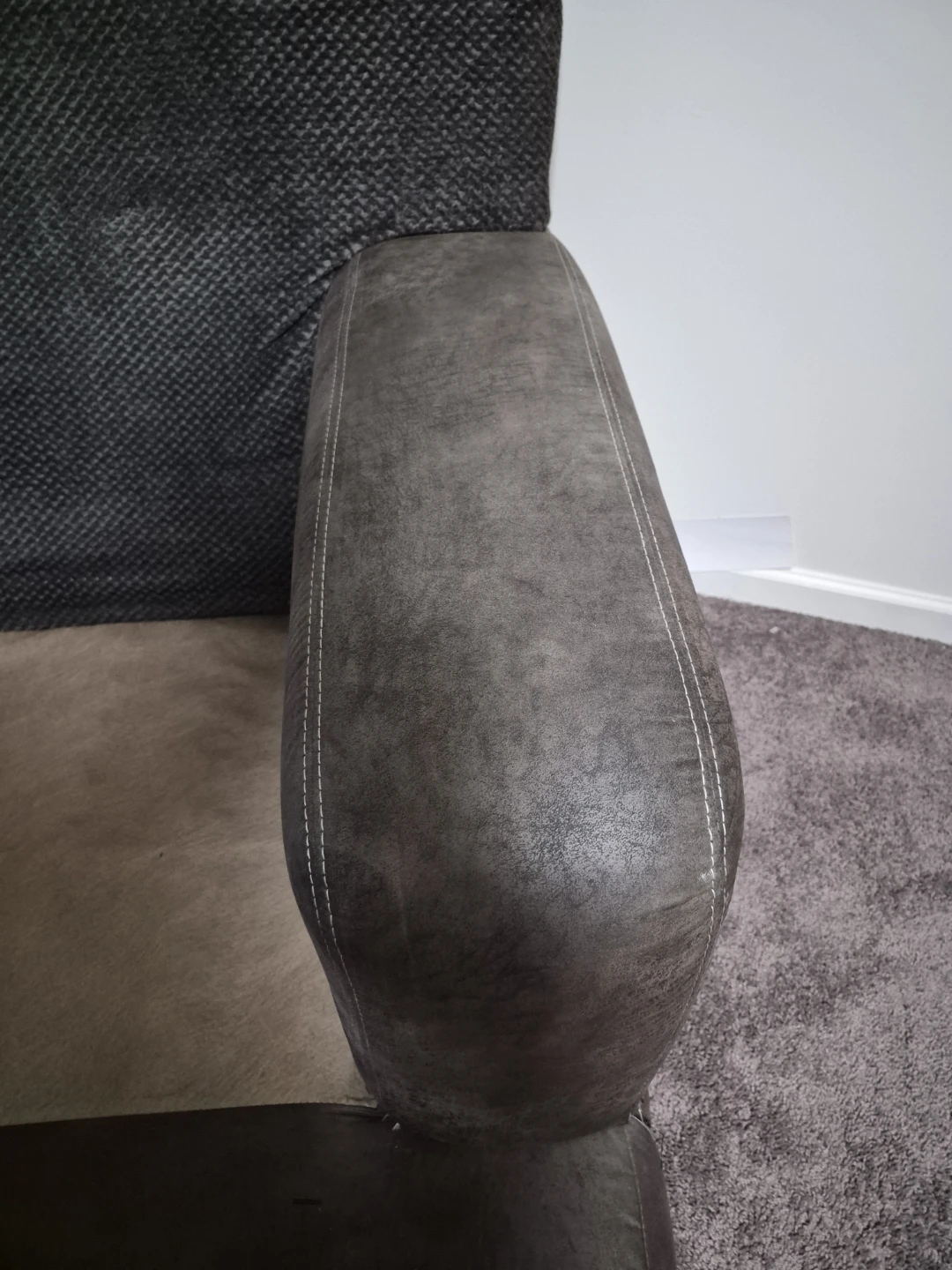 Gray Loveseat / Chair and a Half Sofa - photo 5