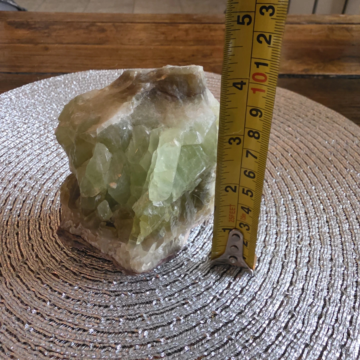 Large Green Calcite Crystal - EUC - photo 5