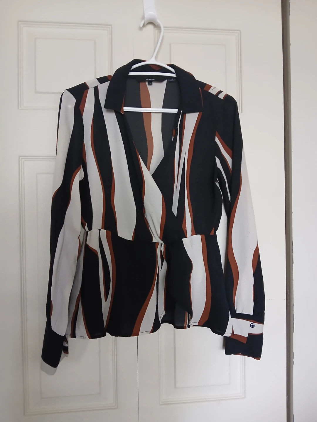 VERO MODA striped longsleeve blouse size small (S) - photo 2