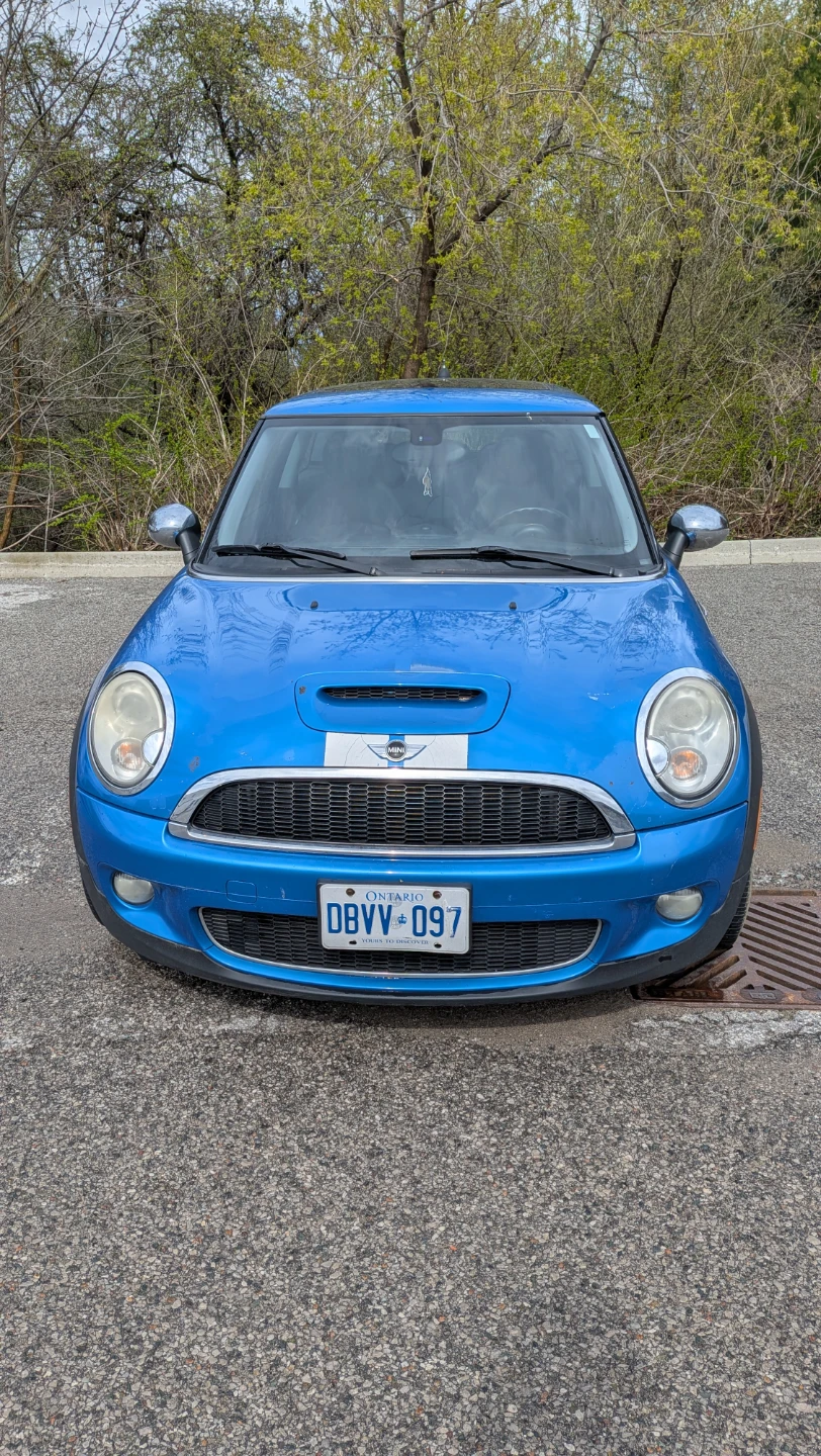Blue Mini Cooper S