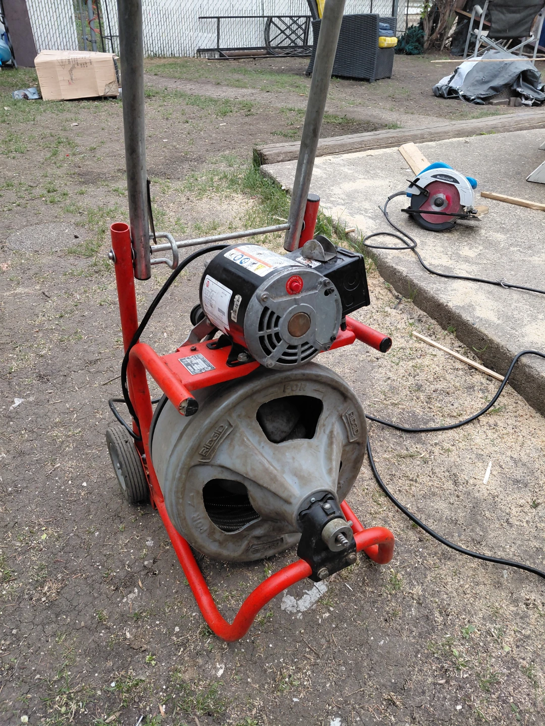 Drain Auger Machine