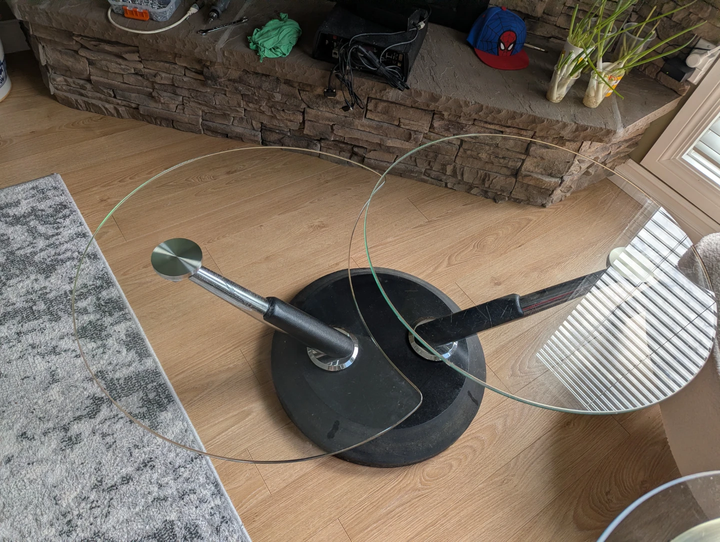 Center glass table extendedable - photo 2