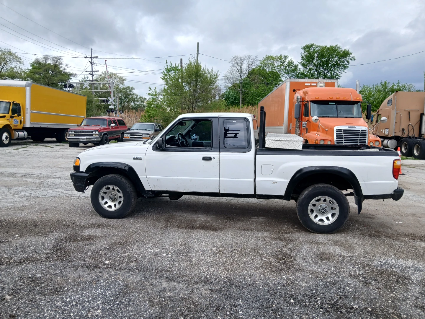 White Mazda B-Series Pickup Truck - 168,896 Miles - photo 3