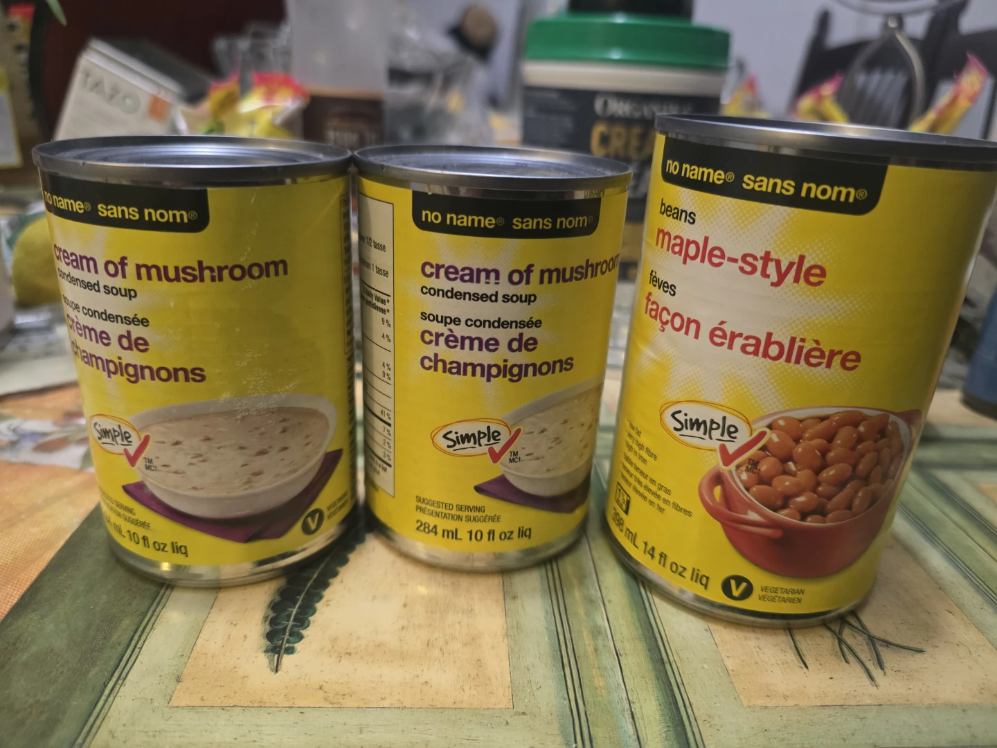 No Name Cream of Mushroom & Maple Style Beans