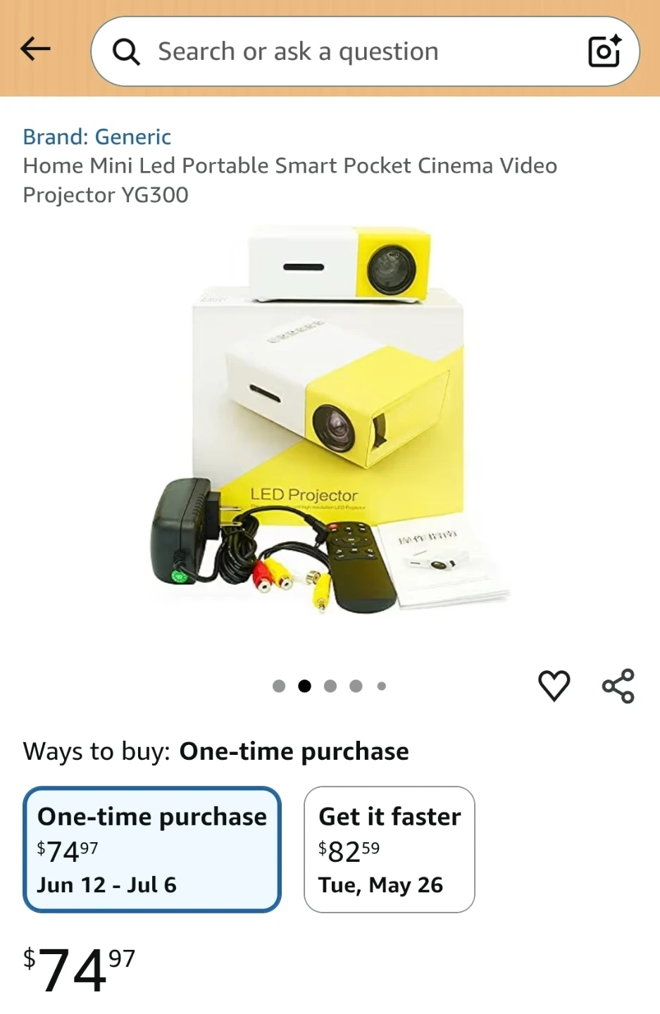 Mini Portable LED Projector – Brand New – for Kids & Parties - photo 4
