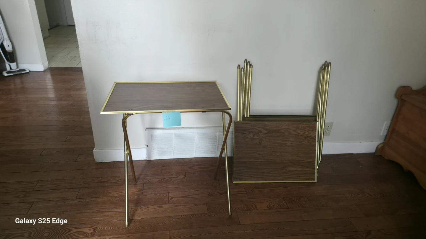 Set of 4 Folding TV Trays - photo 3
