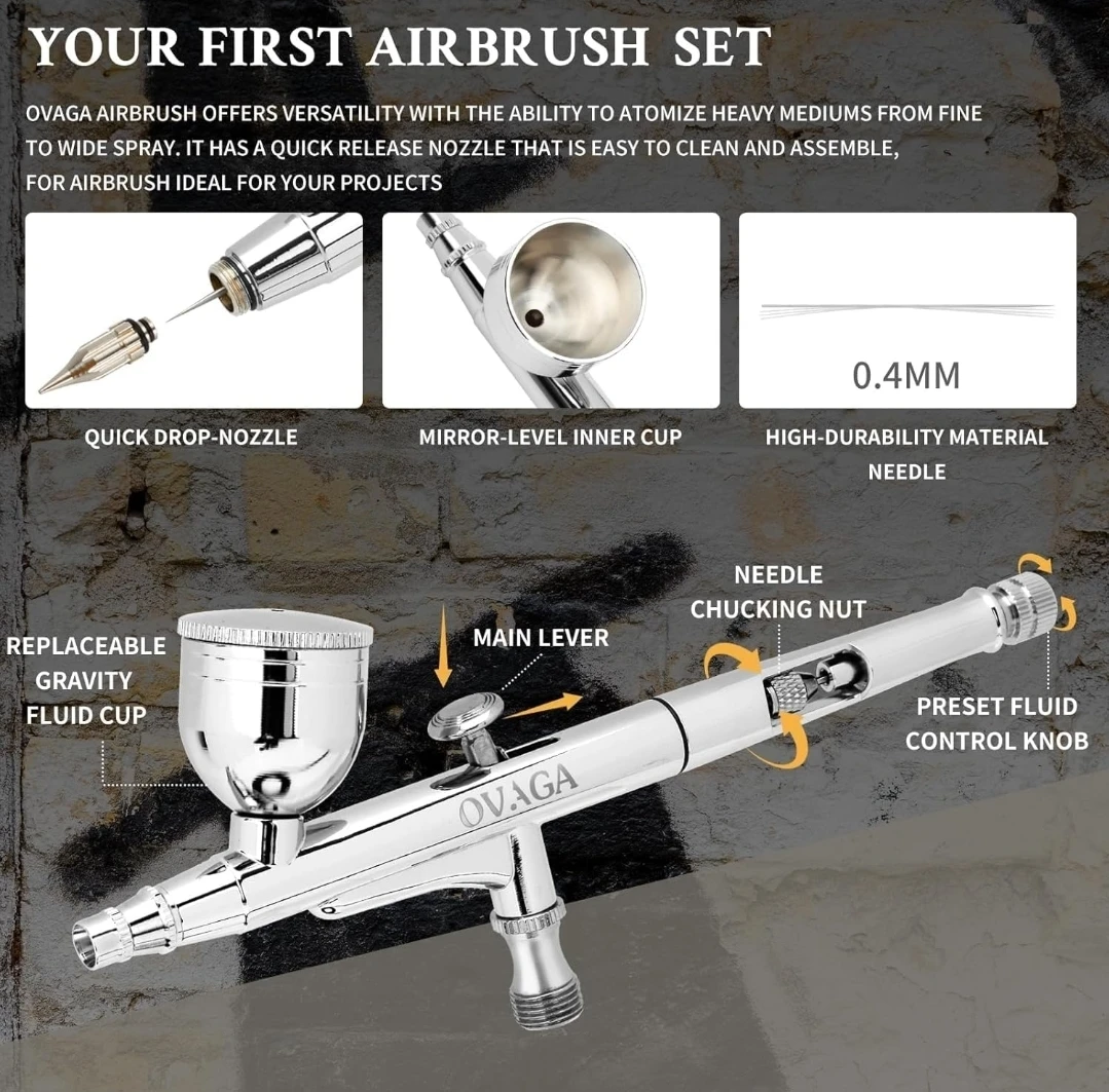 55PSI Ultra-Silent Airbrush Kit - photo 3