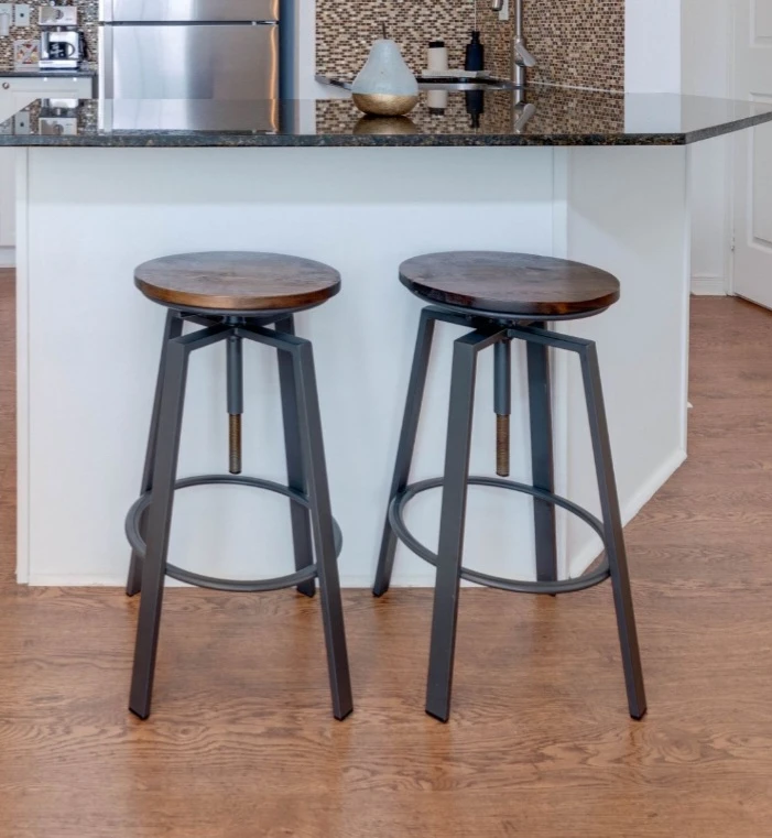 Adjustable Swivel Bar Stools (Set of 2) - photo 3