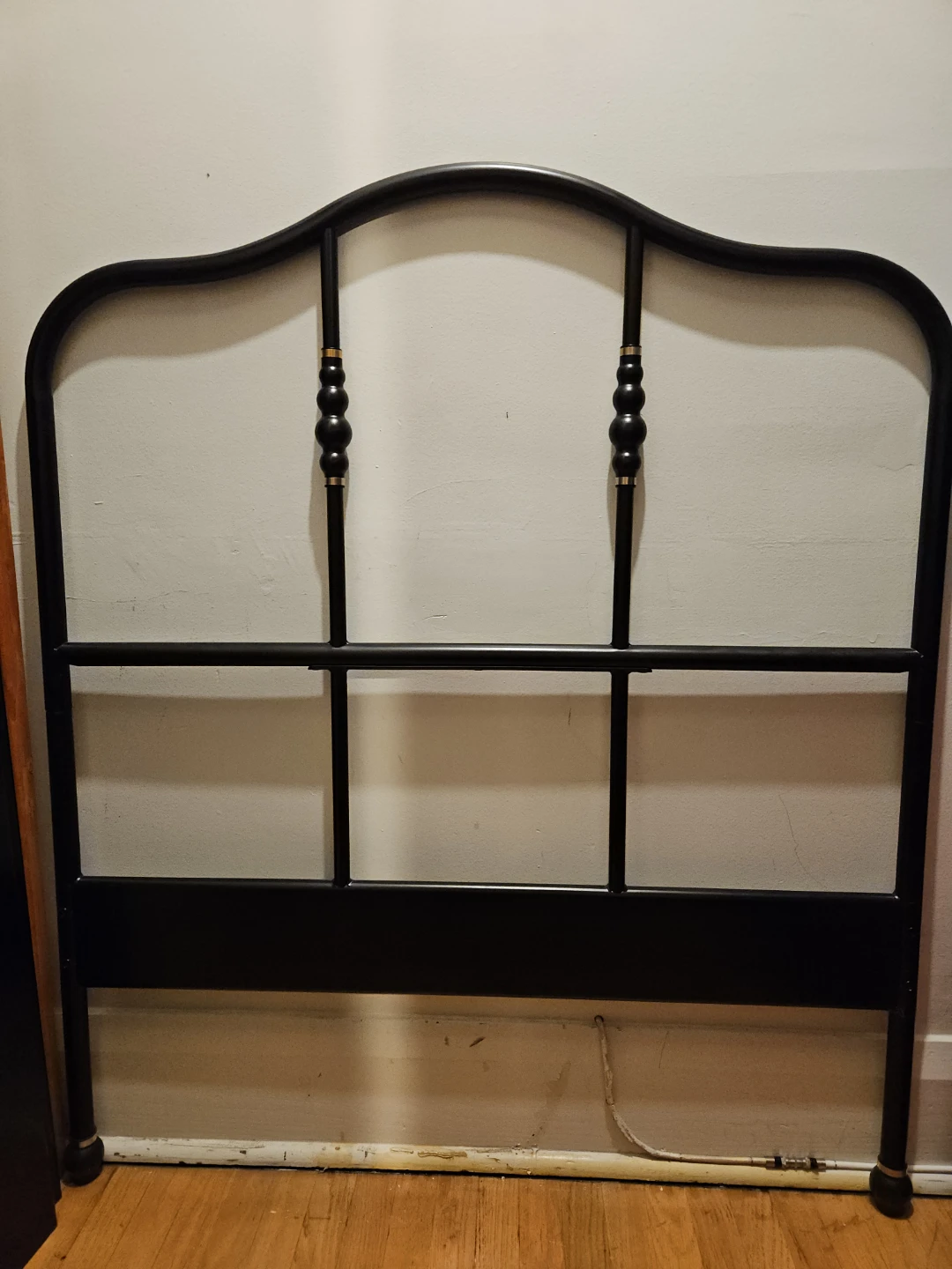 IKEA SAGSTUA Black Metal Bedframe Twin - photo 2