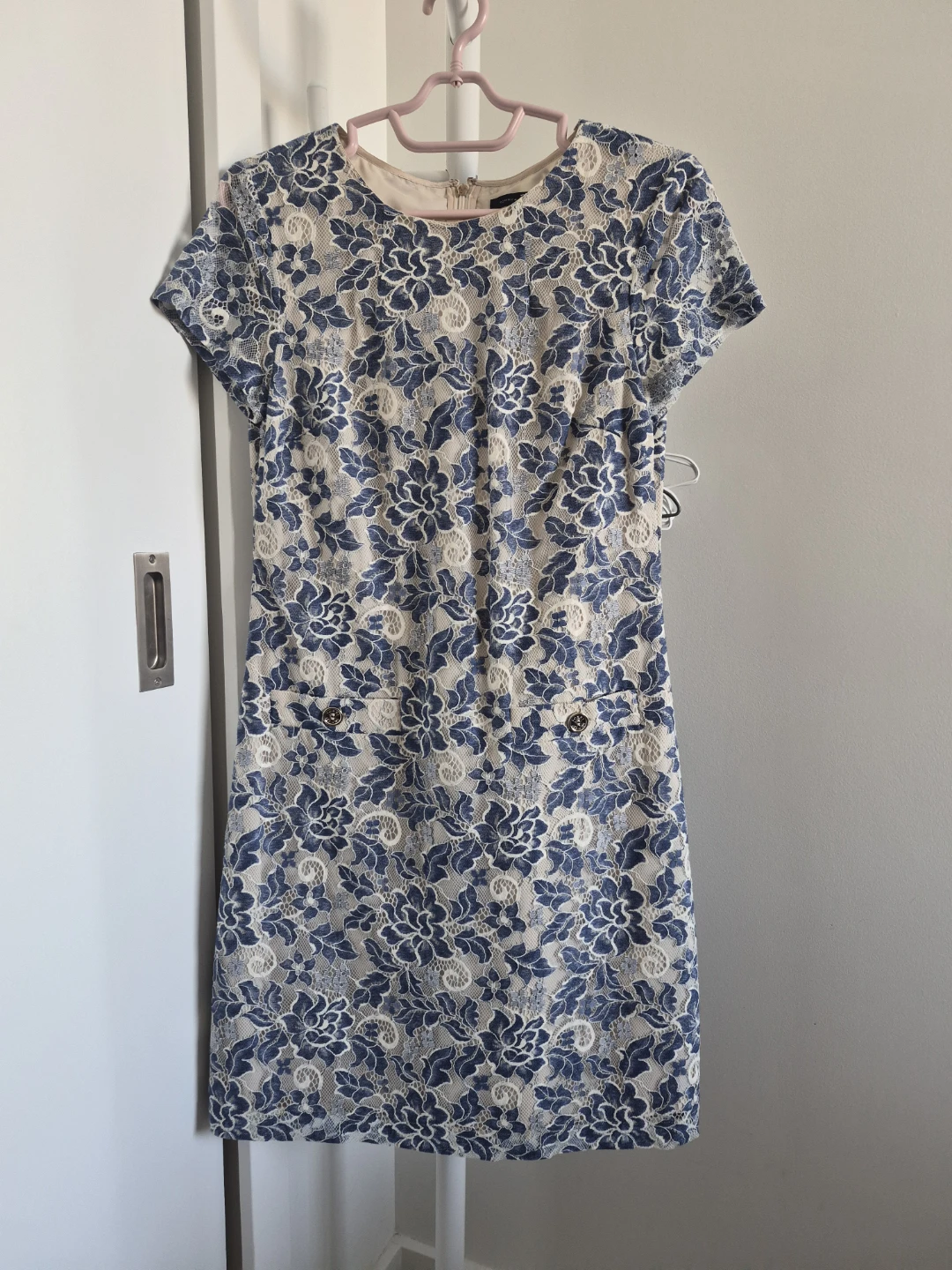 Tommy Hilfiger Blue Lace Dress Size 4