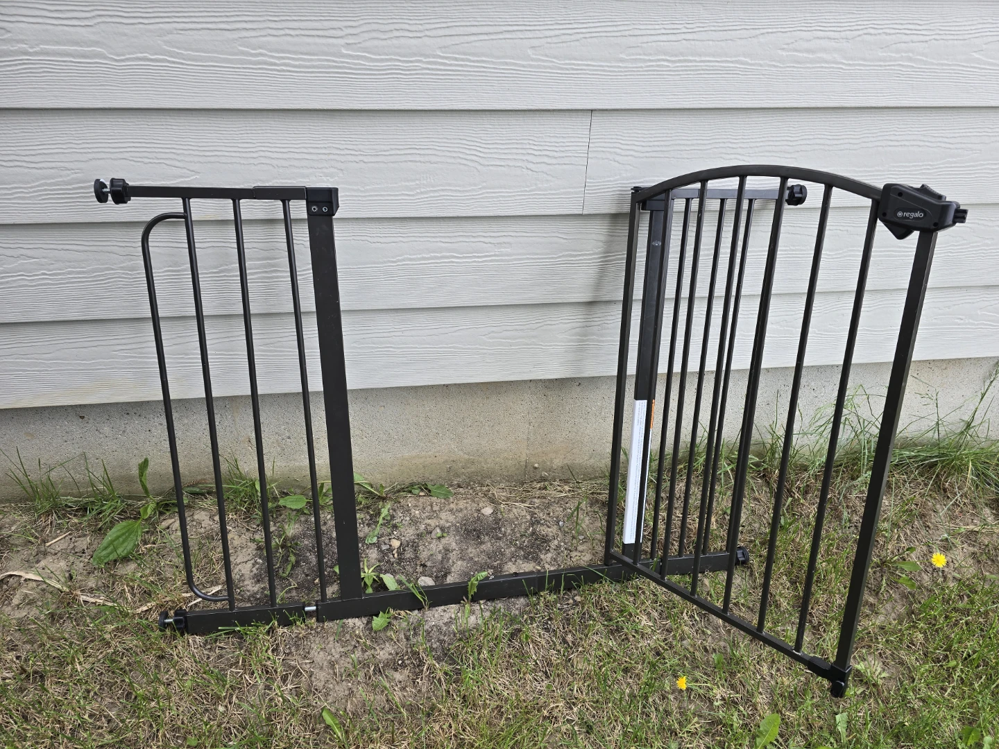 Regalo Black Metal Baby Gate - photo 3
