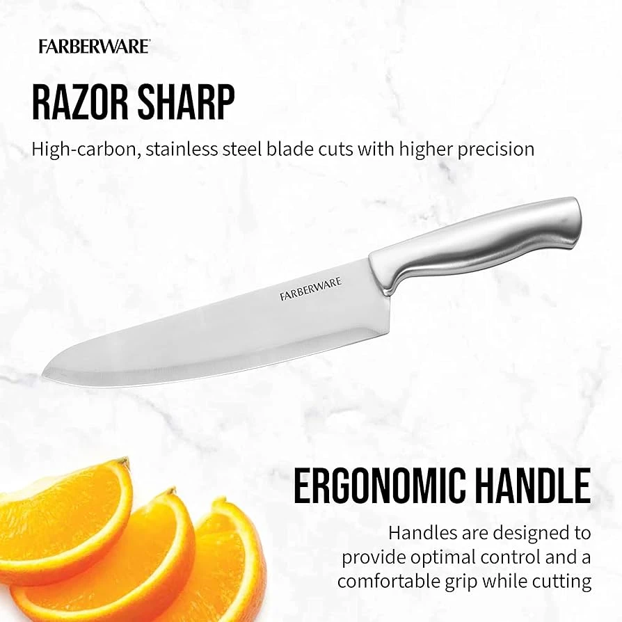 Chef Knife - 8 Inch(20.3 cm) Farberware - photo 2