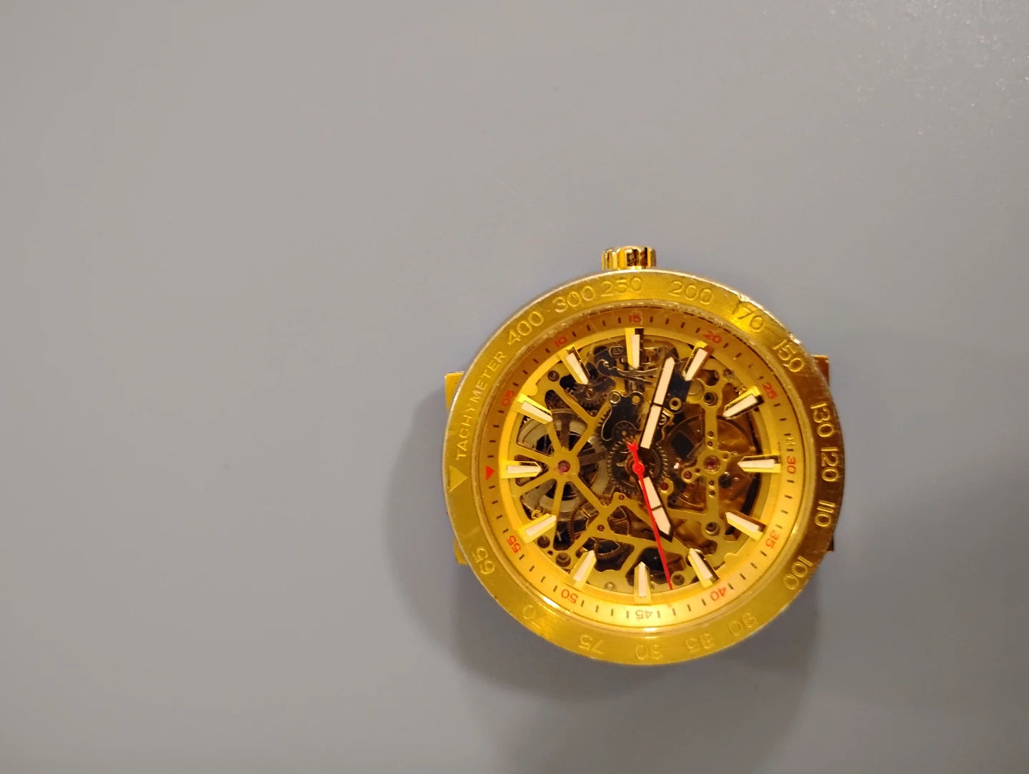 Michael Kors Gold Skeleton Automatic Watch