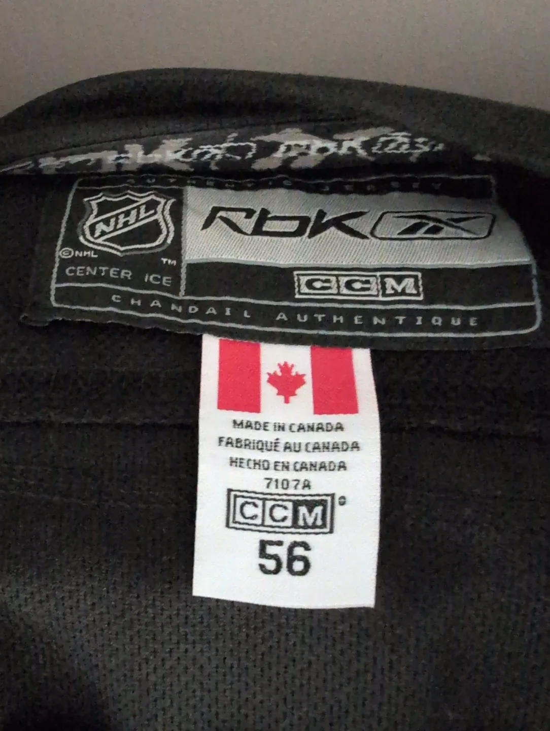 San Jose Sharks Patrick Marleau #12 Hockey Jersey CCM 56 - photo 3