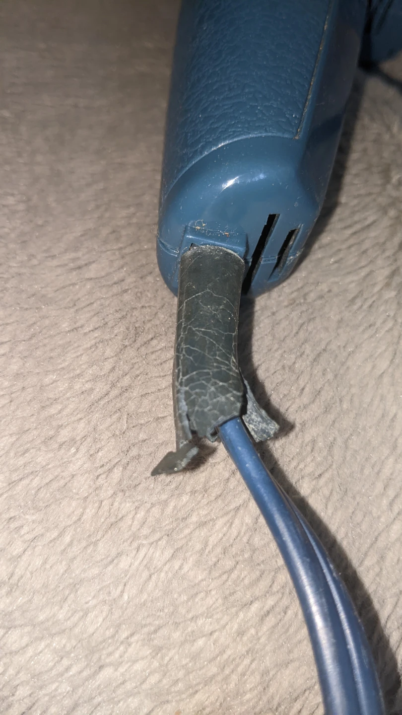 Vintage Blue Hair Dryer - photo 3