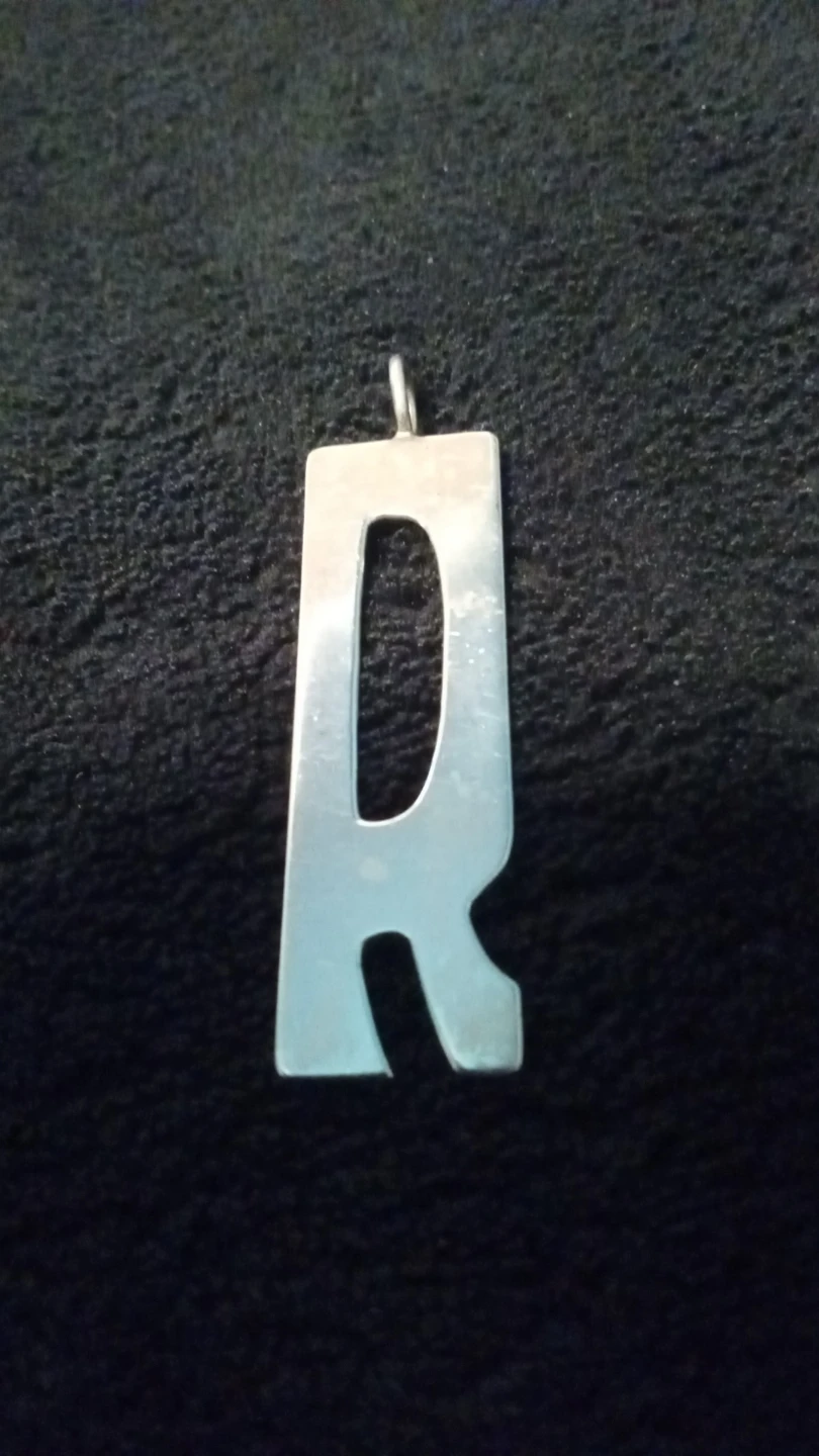 Lovely R Vintage Pendant