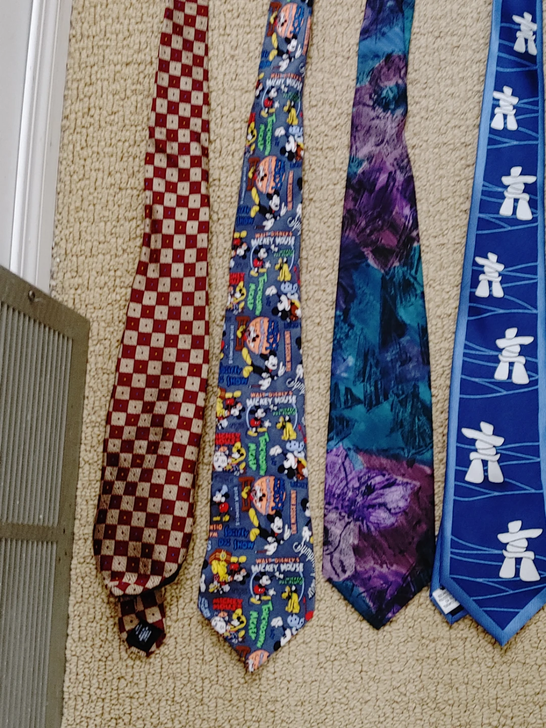 Assorted Neckties - Mickey Mouse, Inukshuk, Patterned - photo 5