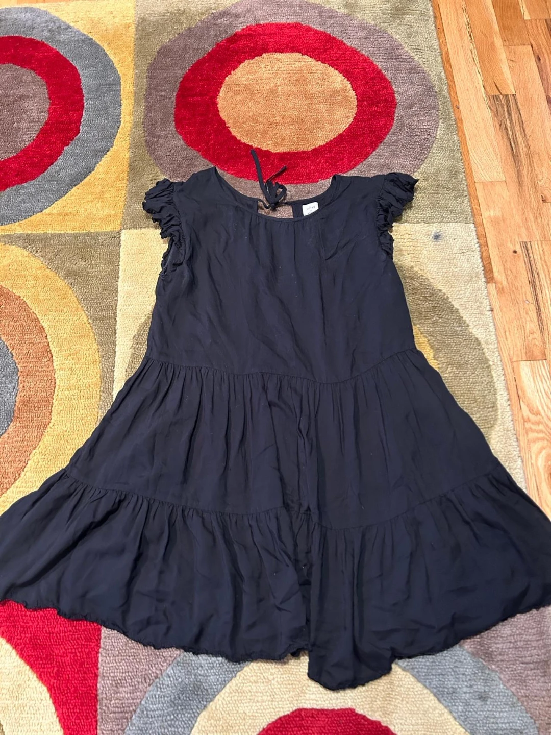 Wilfred babydoll Black Tiered Mini Dress XS - photo 4