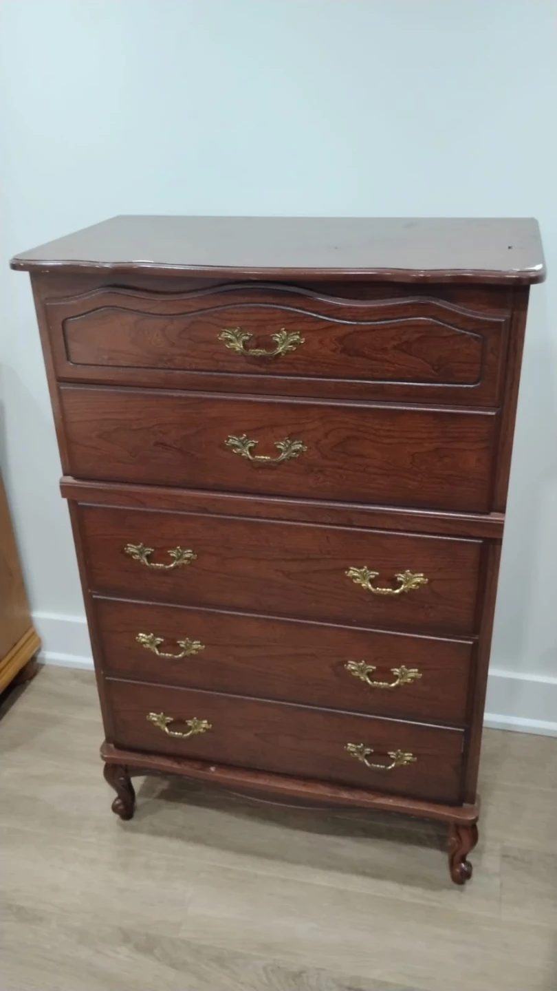 Solid Wood Dresser with Mirror - photo 5