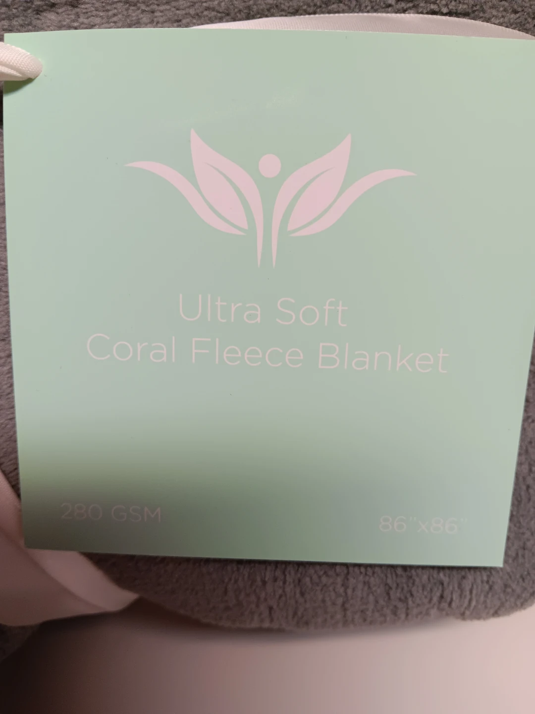 Ultra Soft Coral Fleece Blanket 86"x86" - photo 2