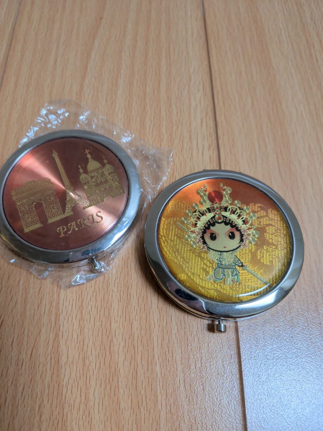 Compact Mirror Set - Paris & Peking Opera Design
