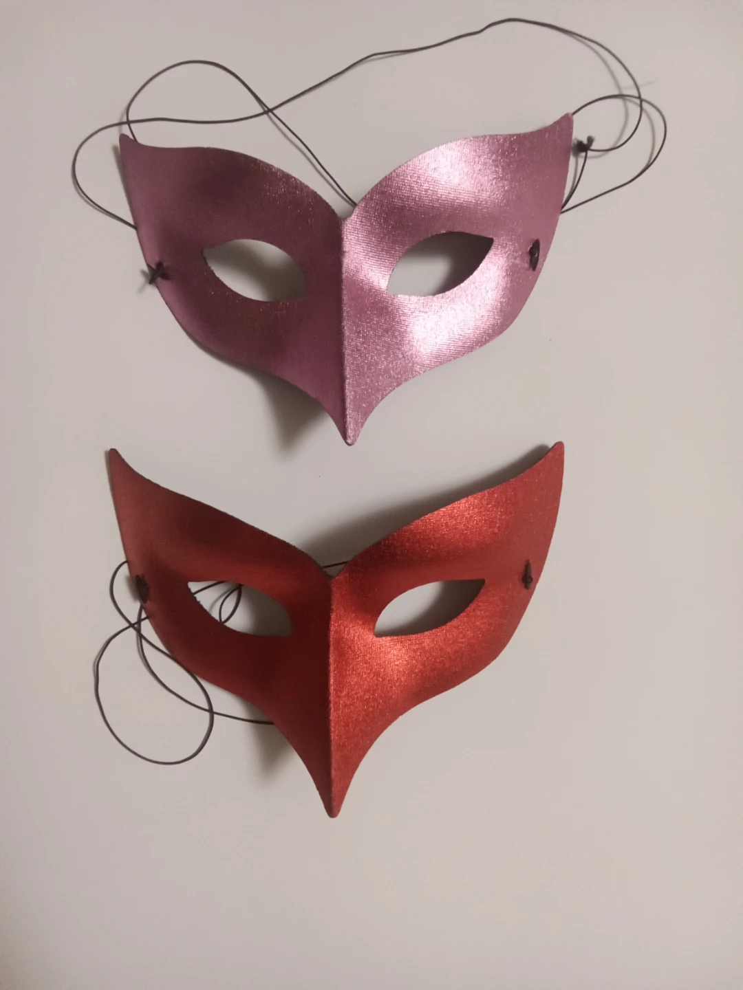 Masquerade Masks - Red and Pink