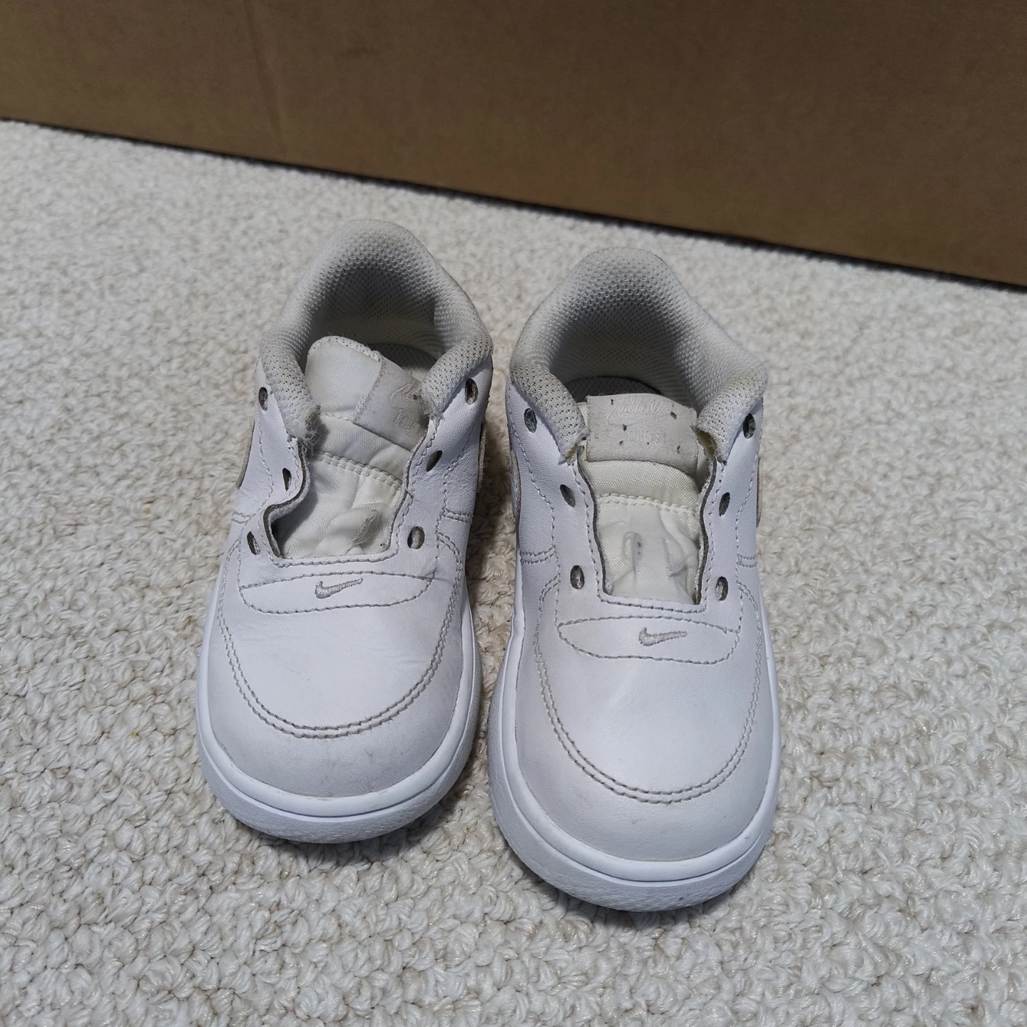 Toddler Nike Air Force 1 Shoes Size 8C White - photo 4