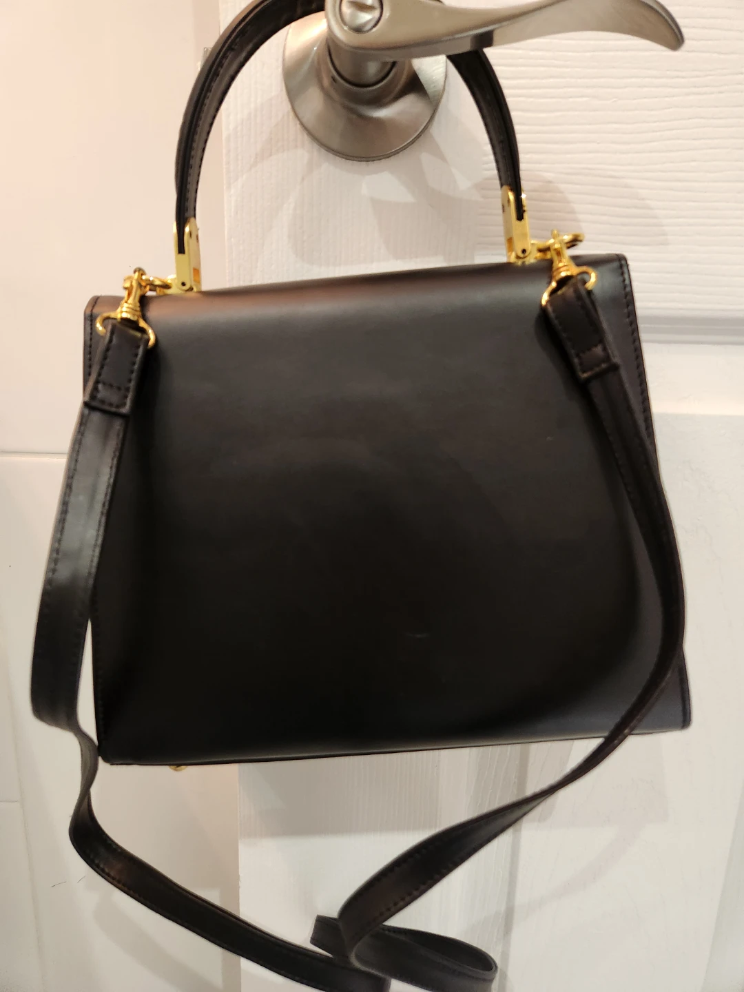 Korea Premium Navy Leather Handbag - photo 2