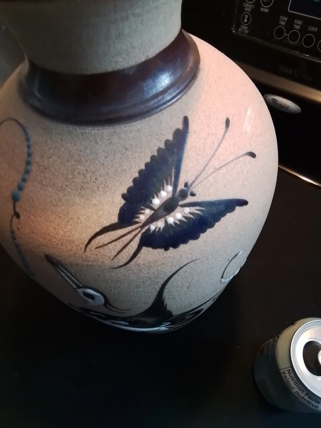 vintage Mexican folk art Vase by TACAT MEXICO, 13x6" - photo 4