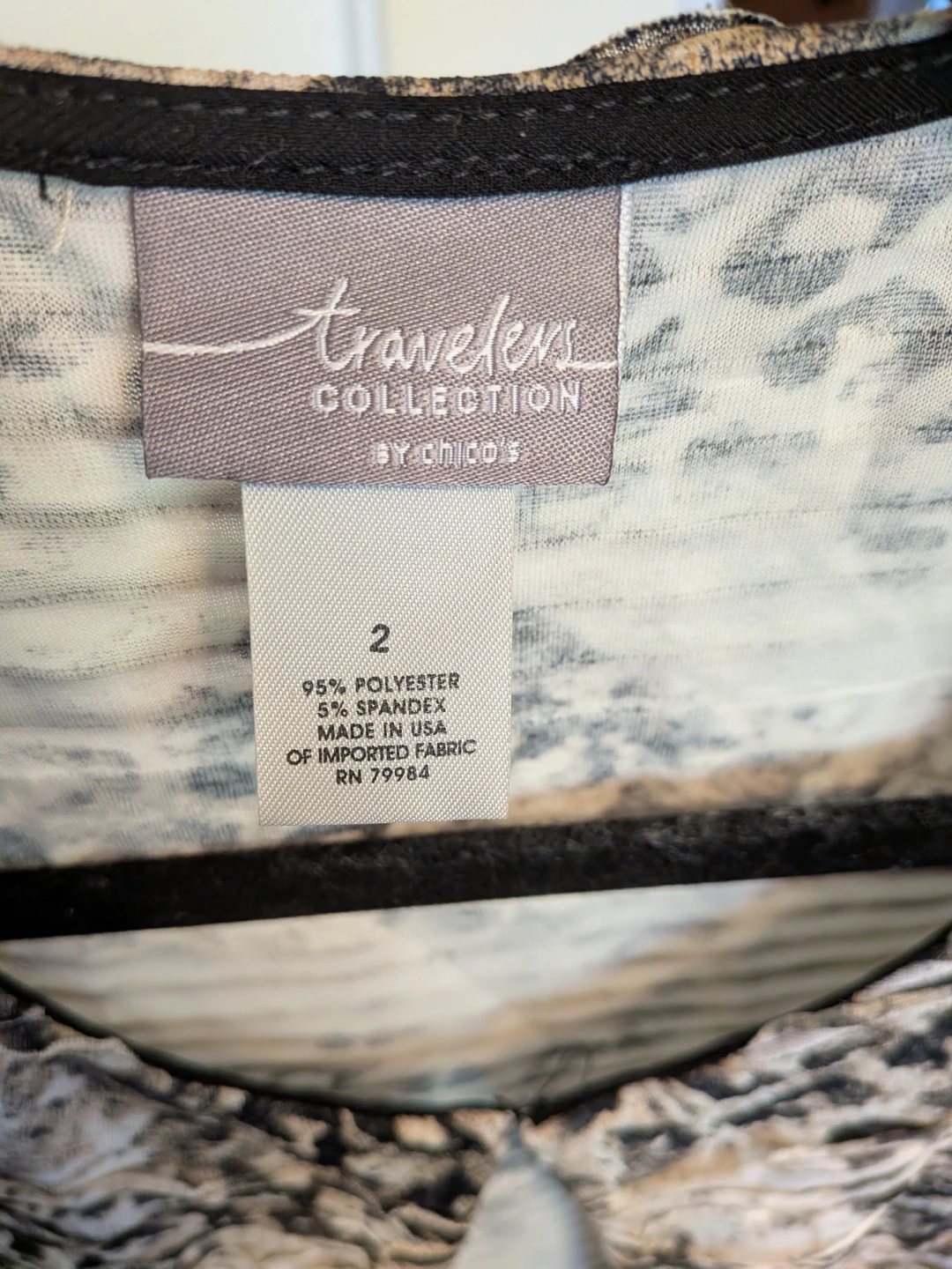 Travelers Collection by Chico's Jacket Size 2 - photo 2