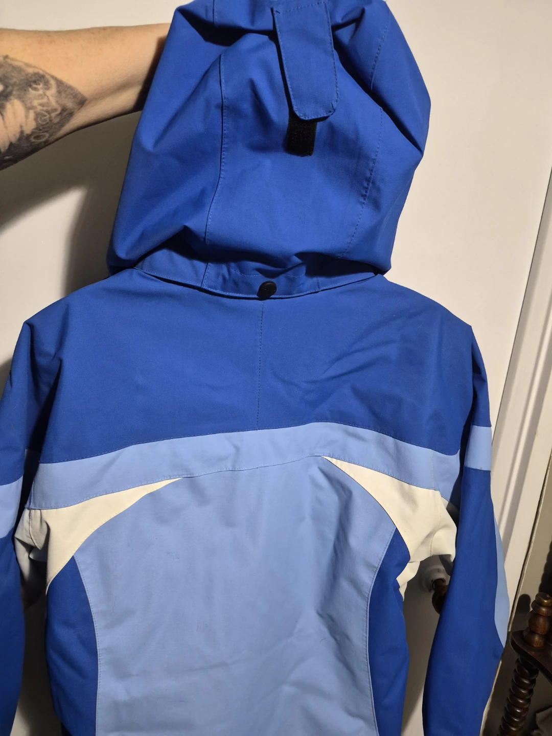Large Women's Royal Blue Rain coat