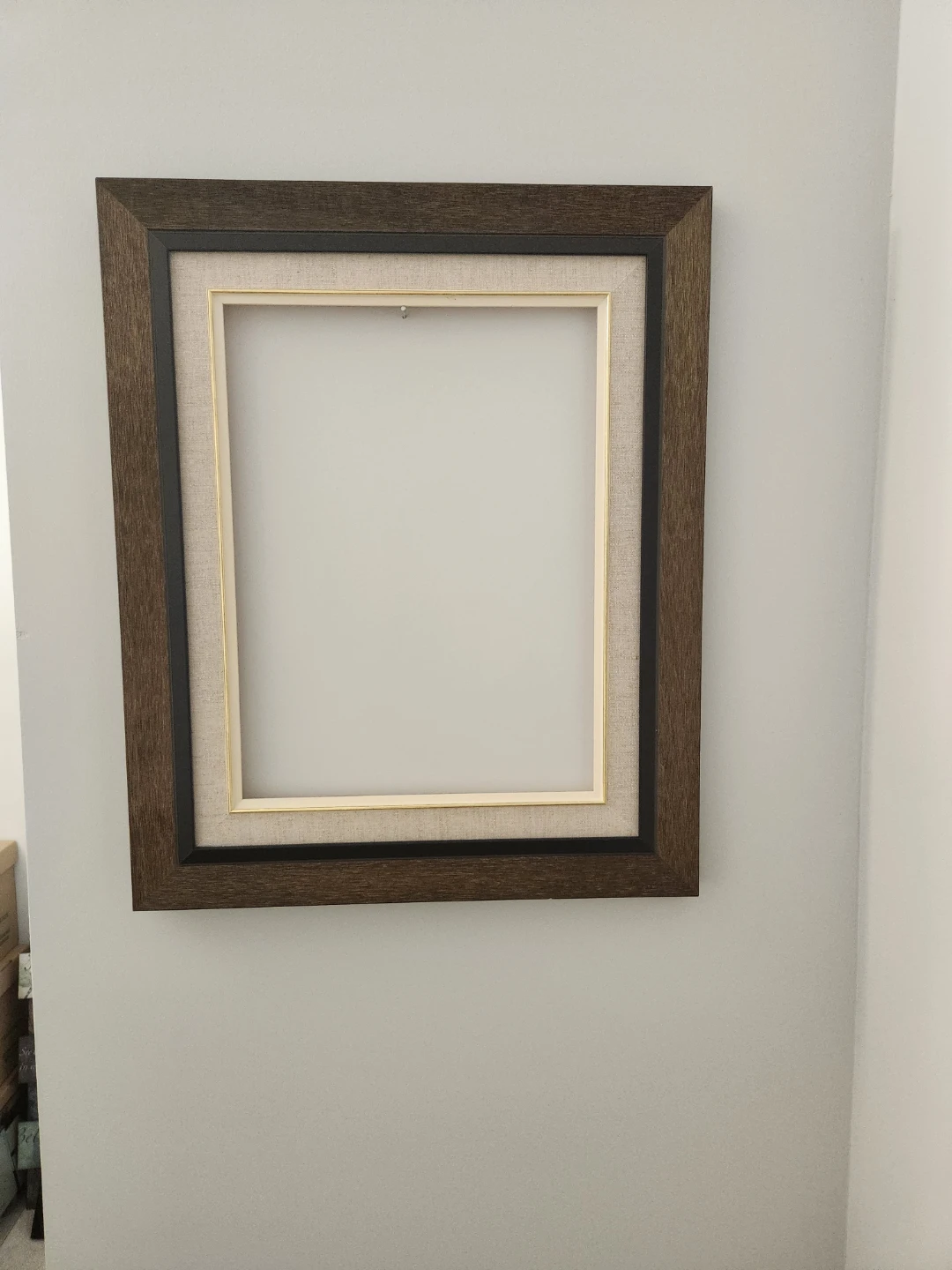 Picture Frame with Wood Finish