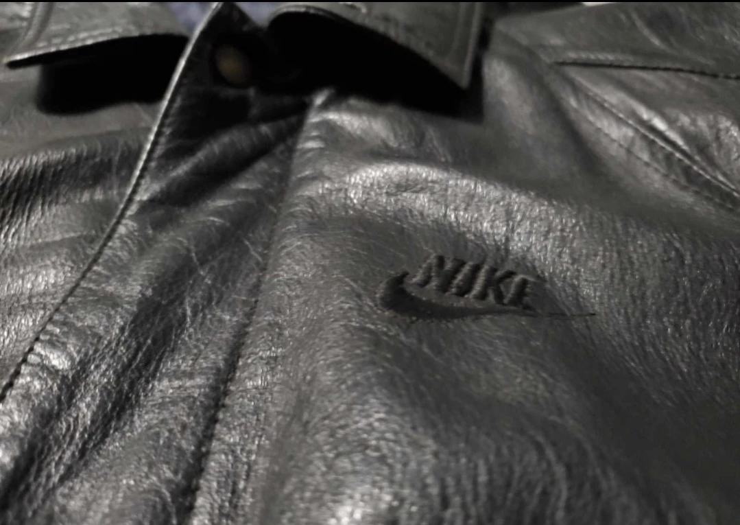 Vintage Nike leather Flight jacket sz LG - photo 2