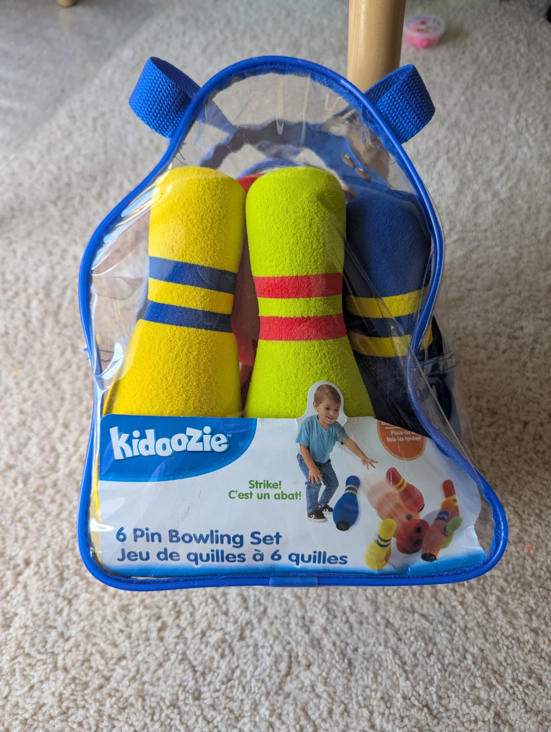 Kidoozie 6 Pin Bowling Set with Bag