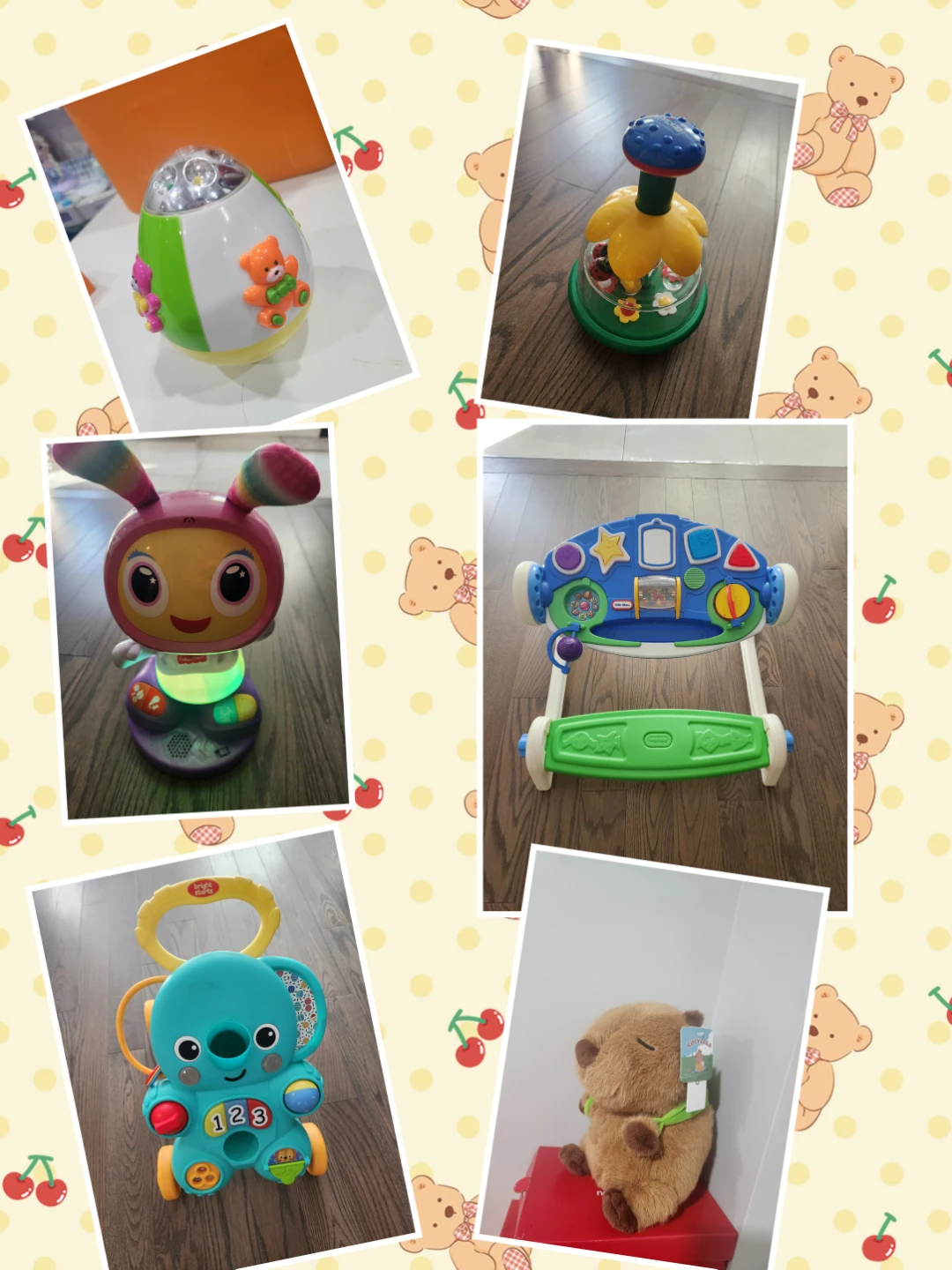 0-12 month toys - Fisher-Price BeatBelle, bright starts walker