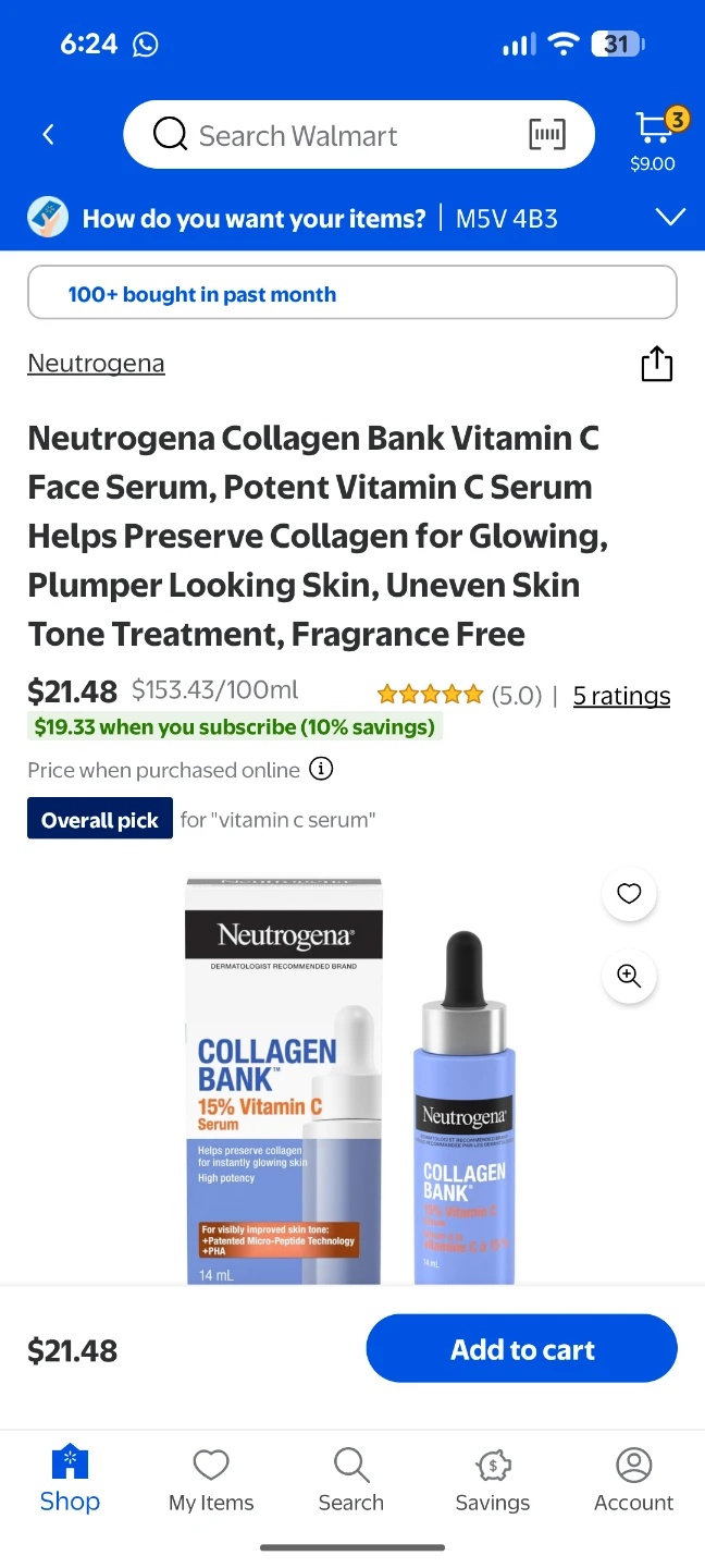 Neutrogena Collagen Bank Vitamin C Face Serum 14ml - photo 2