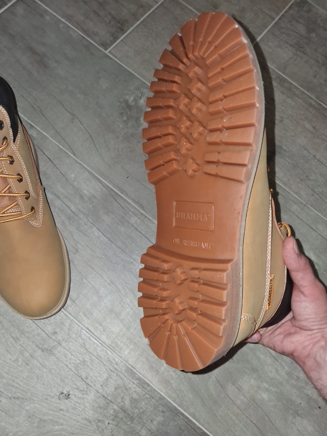 Brahma Waterproof Work Boots SIZE 12 BRAND NEW - photo 3