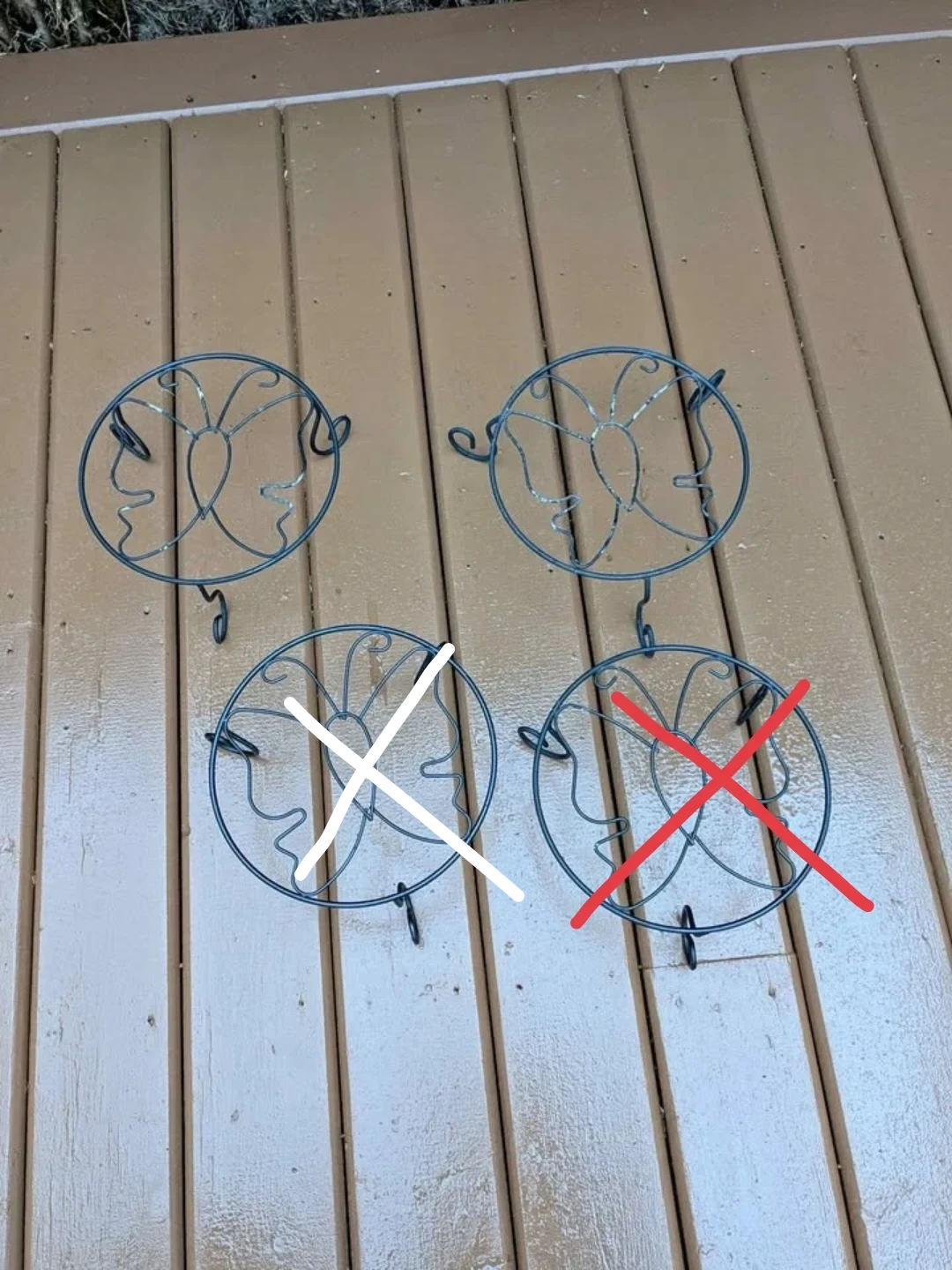 Metal plant pot stands