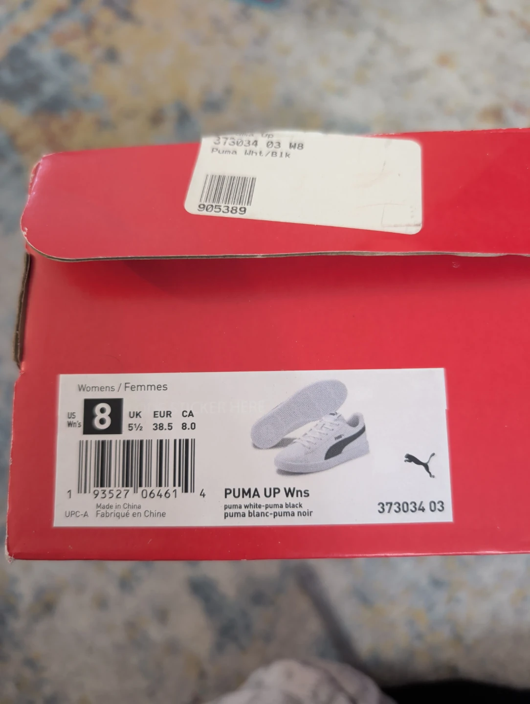 Puma Smashace Sneakers White & Black - Women's Size 8 - photo 3