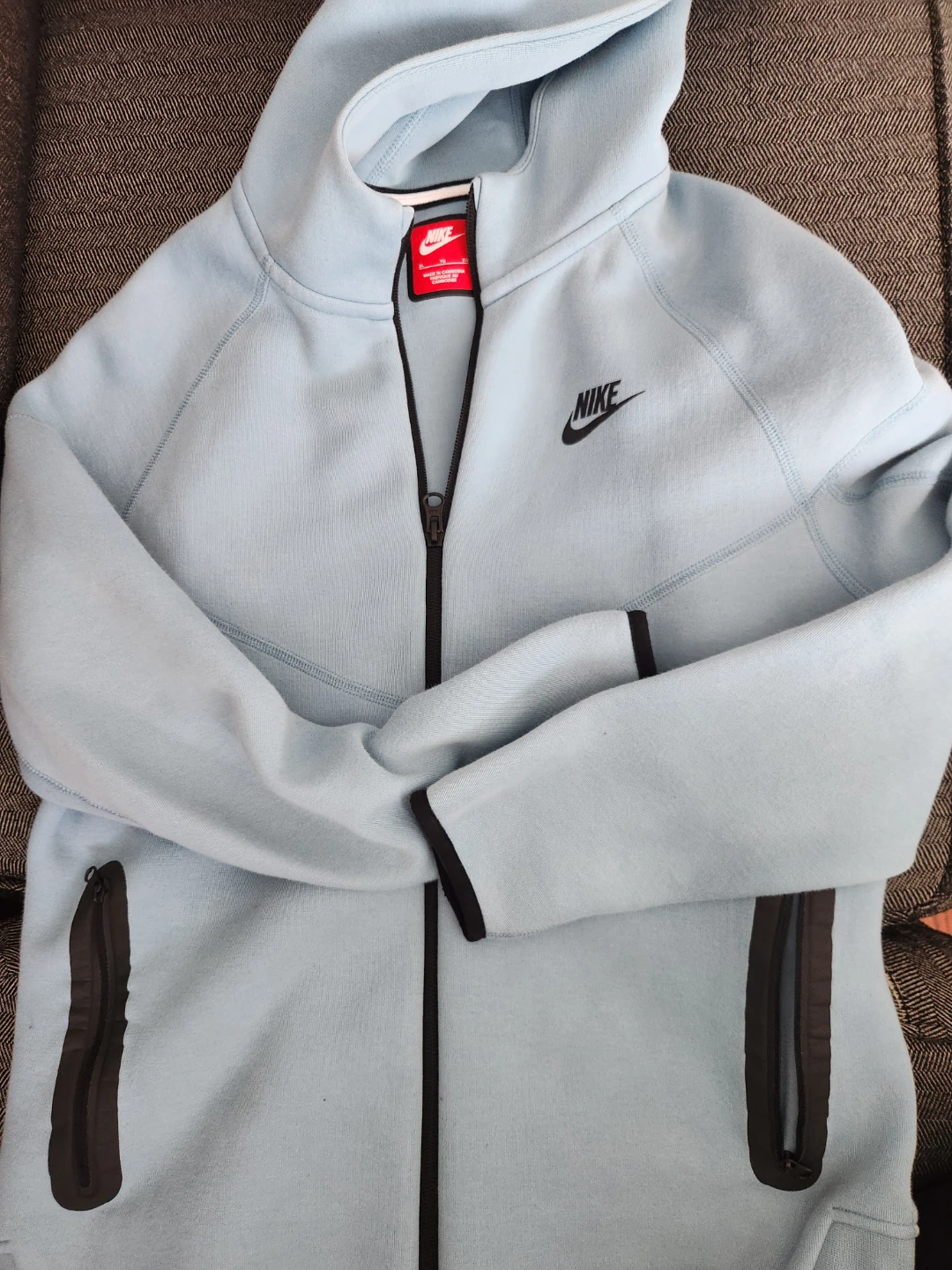 Nike Tech Fleece Hoodie Light Blue XL