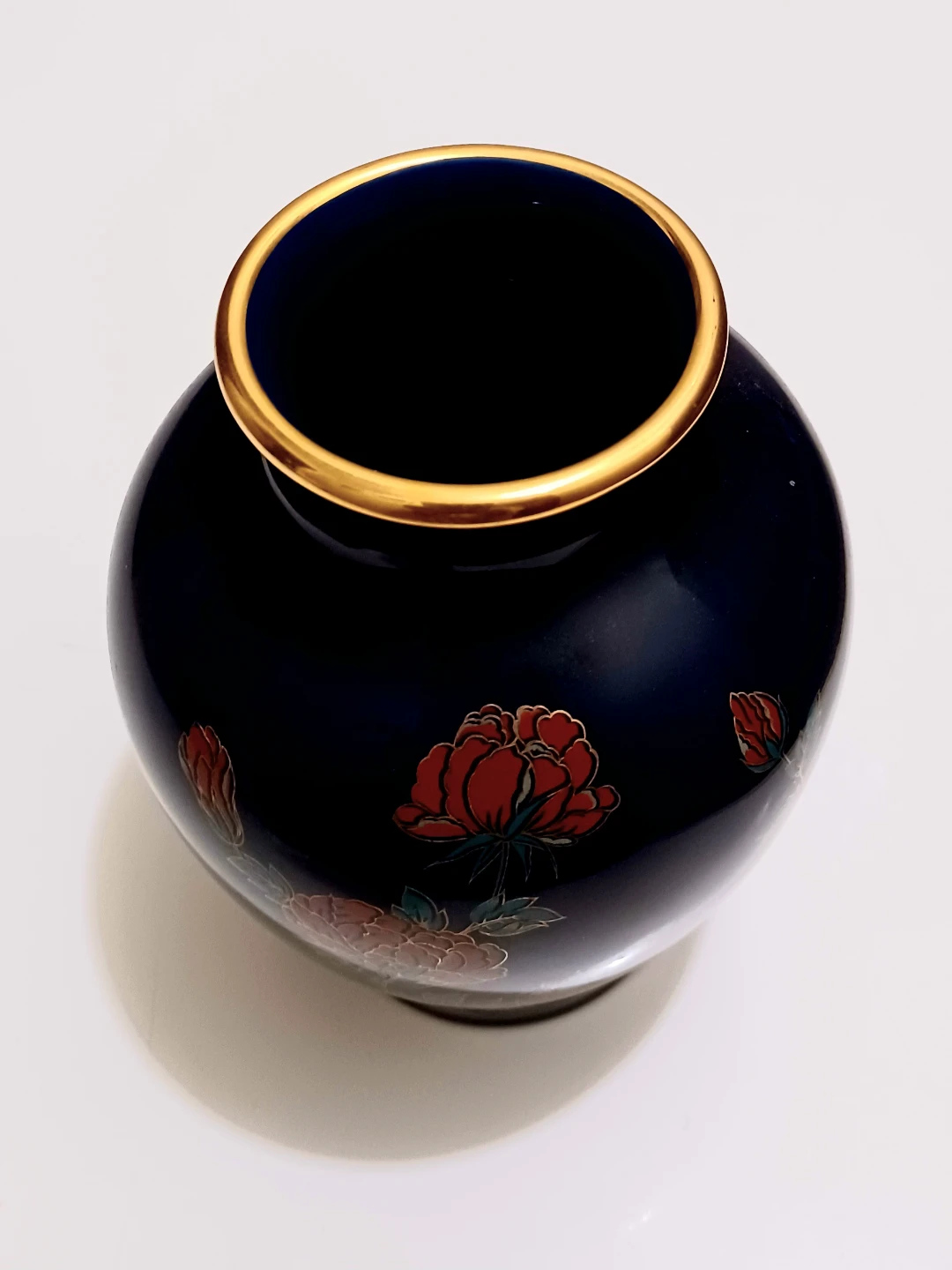 Vtg Oriental Paradise Porcelain Vase - photo 3