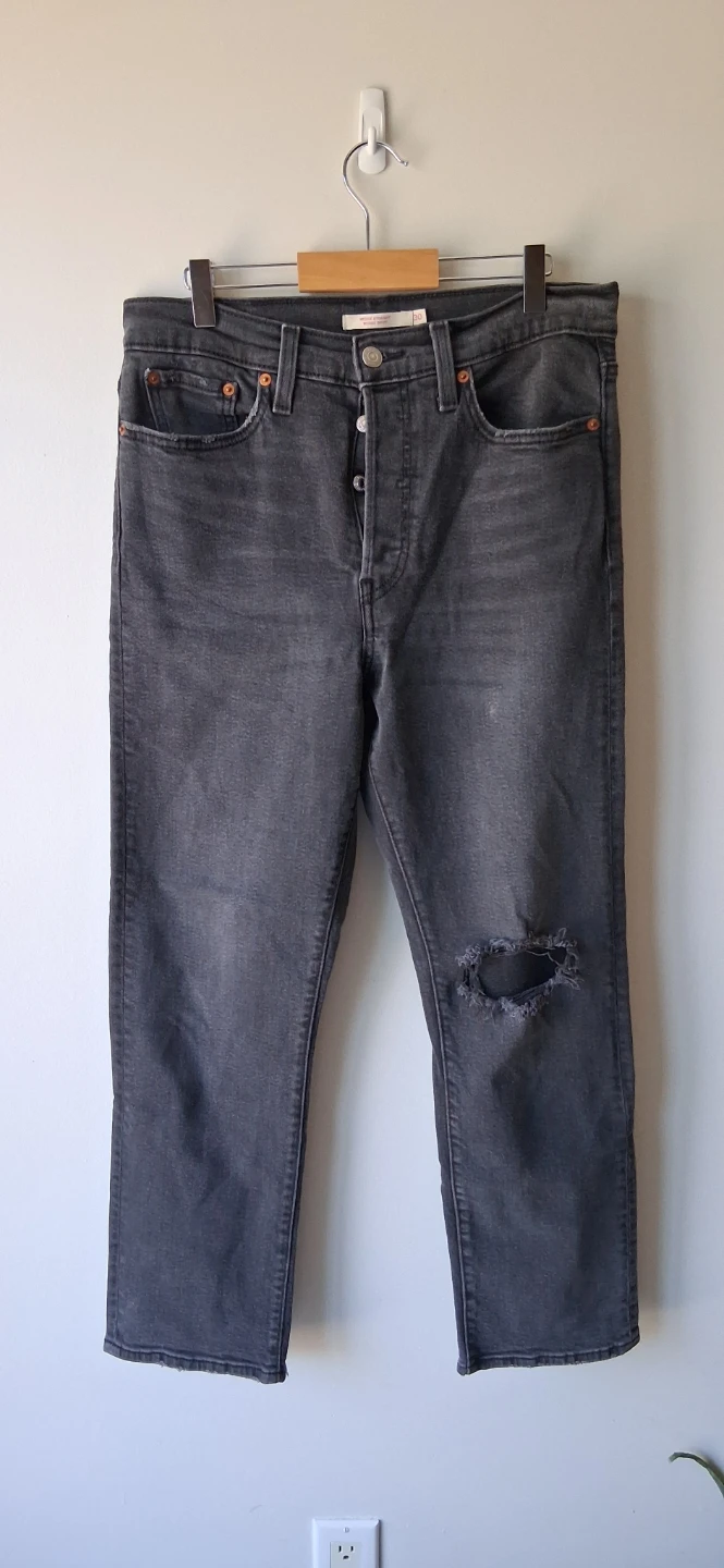 Levi Strauss Black Denim Jeans