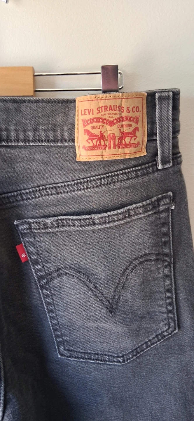 Levi Strauss Black Denim Jeans - photo 4