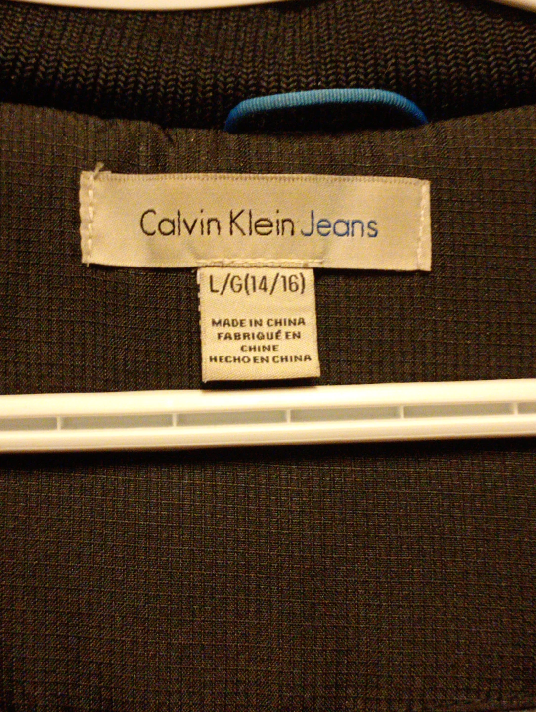 Calvin Klein Jeans Black Parka Jacket Size L/G (14/16) - photo 2
