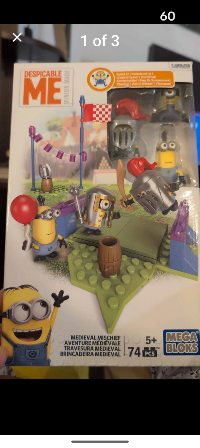 Mega Bloks Despicable Me Medieval Mischief 74 pcs