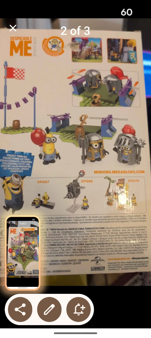 Mega Bloks Despicable Me Medieval Mischief 74 pcs - photo 2
