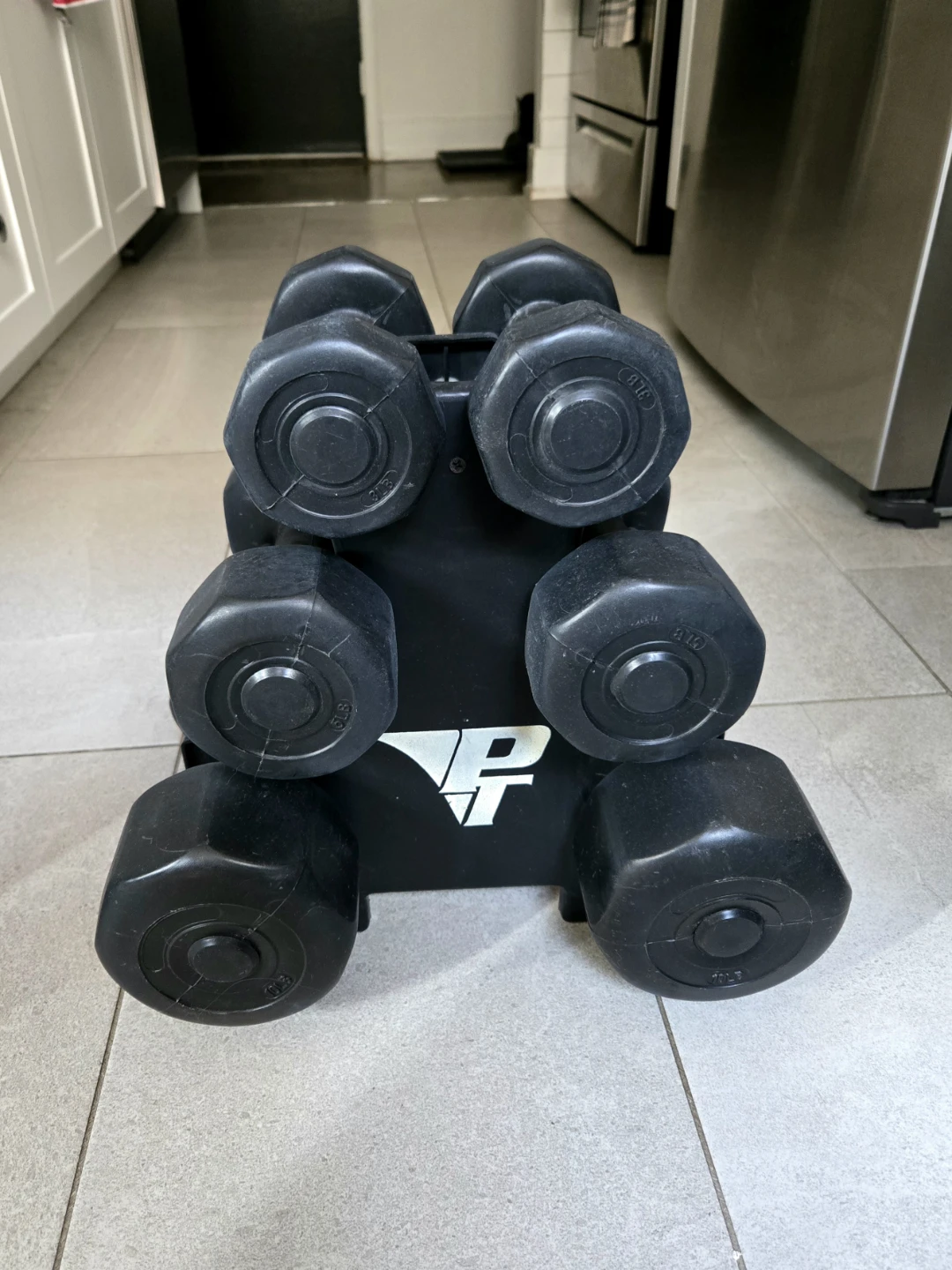 Dumbbell Set with Rack
